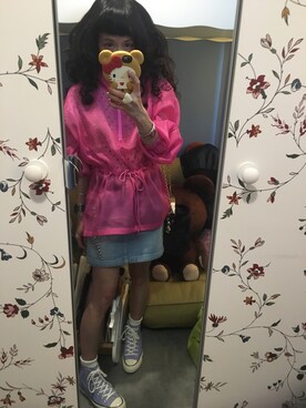 「MONKI（モンキ）のアイテム（トレンチコート）」を使った、Y🐻N🎸さん（レディース・153cm）の秋コーディネート
