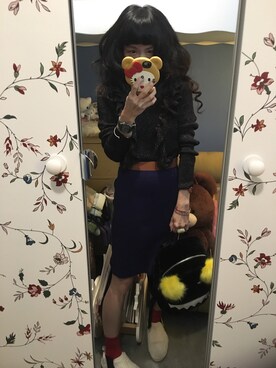 「Another Edition（アナザーエディション）のアイテム（スリッポン）」を使った、Y🐻N🎸さん（レディース・153cm）の秋コーディネート