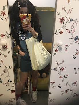 「Marc by Marc Jacobs（マークバイマークジェイコブス）のアイテム（ニット/セーター）」を使った、Y🐻N🎸さん（レディース・153cm）の秋コーディネート