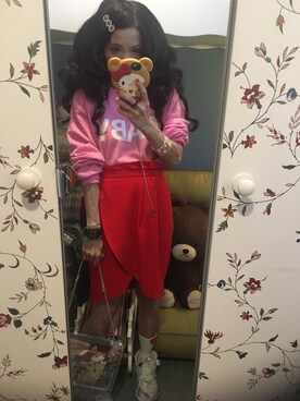 「STYLENANDA（スタイルナンダ）のアイテム（カーディガン/ボレロ）」を使った、Y🐻N🎸さん（レディース・153cm）の冬コーディネート