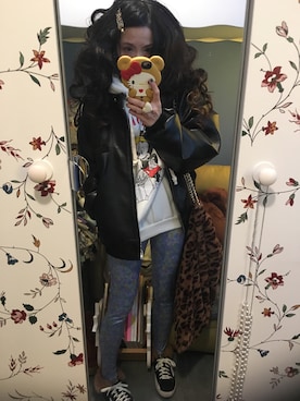 「STYLENANDA（スタイルナンダ）のアイテム（ムートンコート）」を使った、Y🐻N🎸さん（レディース・153cm）の冬コーディネート