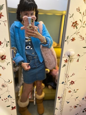 「JOYRICH」｜Y🐻N🎸さん（レディース・153cm）の春コーディネート