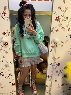 「アイテム（ドレス）」を使った、Y🐻N🎸さん（レディース・153cm）の春コーディネート