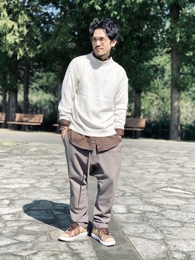 「INKKAS（インカス）のアイテム」を使った、Life…さん（メンズ・175cm）の秋コーディネート