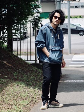 「GAP（ギャップ）のアイテム（その他アウター）」を使った、Life…さん（メンズ・175cm）の夏コーディネート