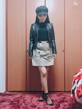 「SHAKE SHAKE  （シェイクシェイク）のアイテム」を使った、優 香ちゃーんさん（レディース・153cm）の冬コーディネート