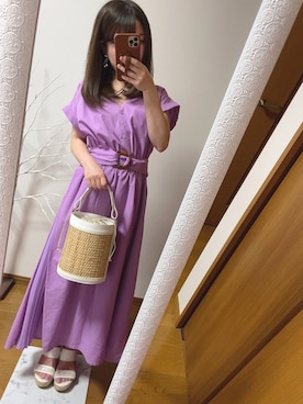 「Every very nice claup（エブリィベリーナイスクラップ）のアイテム」を使った、k♡さん（レディース・144cm）の夏コーディネート