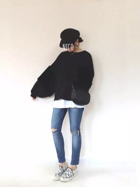 hanicoさん（レディース・155cm）の秋コーディネート