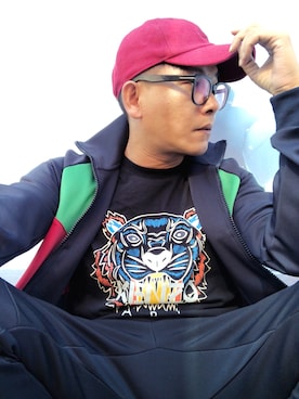 「ZARA（ザラ）のアイテム（スタジャン）」を使った、Jeffreyさん（メンズ・173cm）の秋コーディネート