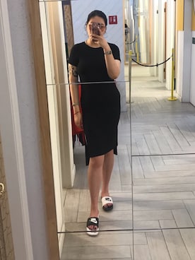 「PULL&BEAR（プルアンドベア）のアイテム（ワンピース/ドレス）」を使った、Tsuchiya-さん（レディース・178cm）の春コーディネート