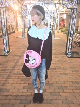 さきるるさん（レディース・159cm）の冬コーディネート