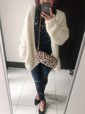 「寒い」｜「アイテム（サロペット/オーバーオール）」を使った、なな☺︎さん（レディース・157cm）の秋コーディネート