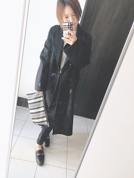 「オシャレ好き」｜なな☺︎さん（レディース・157cm）の冬コーディネート