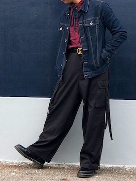 「シャリーフ(SHAREEF)」｜「アイテム（ジャケット/アウター）」を使った、ざわ_低身長男子styleさん（メンズ・162cm）の冬コーディネート