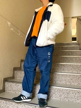 「シャリーフ(SHAREEF)」｜「アイテム（ジャケット/アウター）」を使った、ざわ_低身長男子styleさん（メンズ・162cm）の冬コーディネート