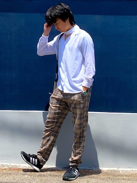 ざわ_低身長男子styleさん（メンズ・162cm）の春コーディネート