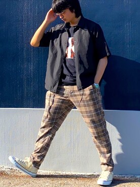 ざわ_低身長男子styleさん（メンズ・162cm）の夏コーディネート