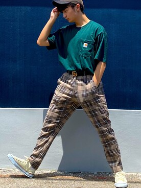 ざわ_低身長男子styleさん（メンズ・162cm）の夏コーディネート