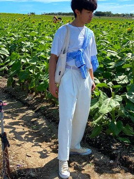 ざわ_低身長男子styleさん（メンズ・162cm）の夏コーディネート