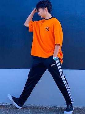 「adidas Originals（アディダスオリジナルス）のアイテム（スリッポン）」を使った、ざわ_低身長男子styleさん（メンズ・163cm）の秋コーディネート