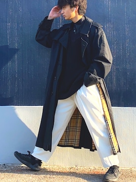 「EQUIPMENT（エキップモン）のアイテム」を使った、ざわ_低身長男子styleさん（メンズ・163cm）の秋コーディネート