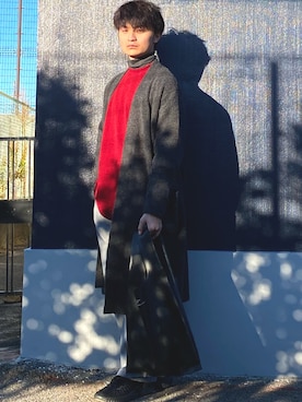 ざわ_低身長男子styleさん（メンズ・163cm）の冬コーディネート