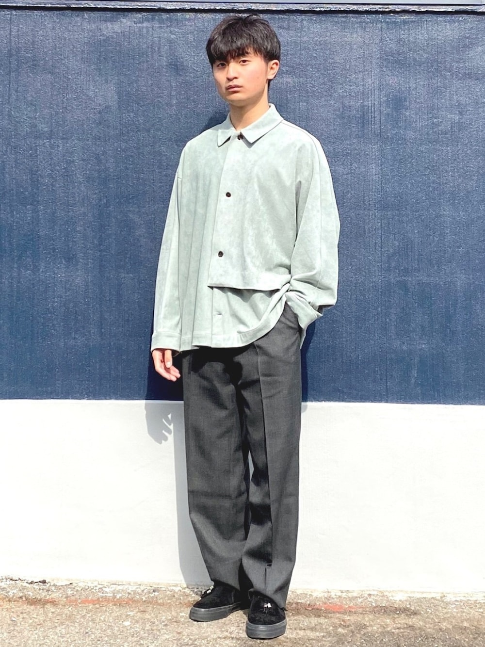 ざわ_低身長男子style｜HAREのシャツ/ブラウスを使ったコーディネート 