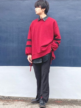 「シャリーフ(SHAREEF)」｜ざわ_低身長男子styleさん（メンズ・163cm）の春コーディネート
