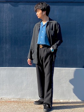 「EQUIPMENT（エキップモン）のアイテム」を使った、ざわ_低身長男子styleさん（メンズ・163cm）の夏コーディネート