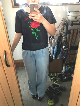 「rose」｜麻奈さん（レディース・154cm）の夏コーディネート