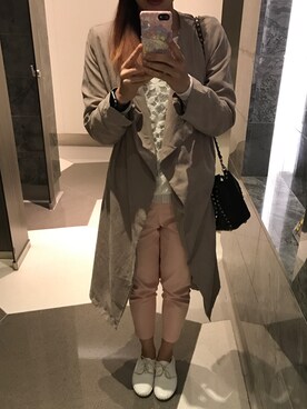 「chico_（チコ）のアイテム（ジャケット/アウター）」を使った、staryokiさん（レディース・160cm）の春コーディネート
