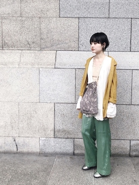 「ISABEL MARANT（イザベルマラン）のアイテム（バッグ）」を使った、lingerie0さん（レディース・159cm）の春コーディネート