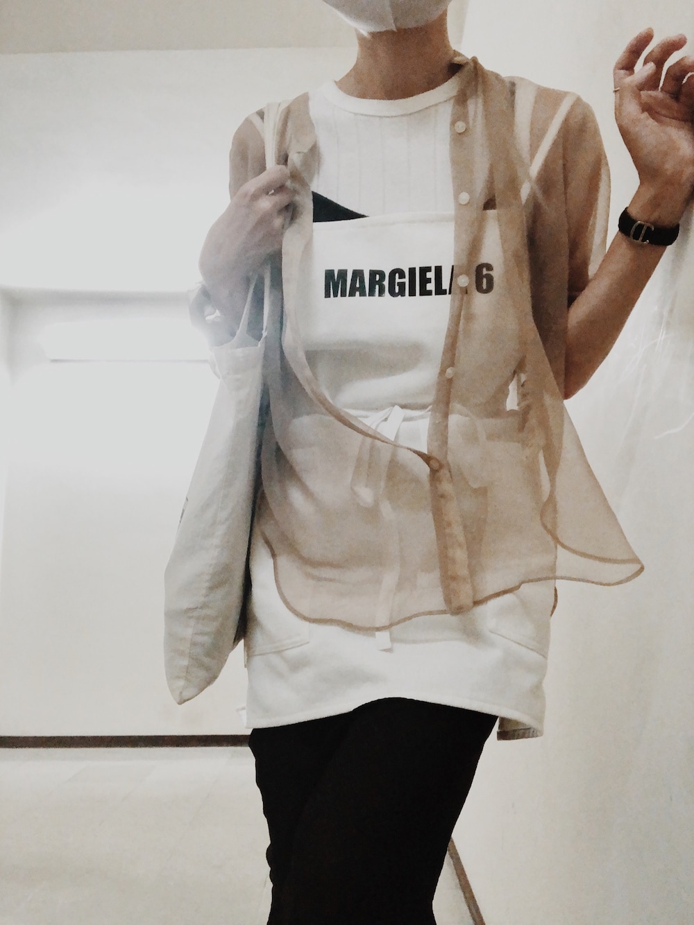 Maison Martin Margiela アーカイブ ナイロン エプロン 20200828182528310_1000.jpg