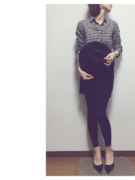 「ハイウエストスカート」｜「アイテム（その他）」を使った、Lilychouchouさん（レディース・163cm）の春コーディネート
