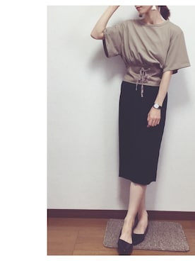 「アイテム（イヤリング）」を使った、Lilychouchouさん（レディース・163cm・20代）の夏コーディネート