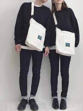 「PairPair（ペアペア）のアイテム（バッグ）」を使った、Lilychouchouさん（レディース・163cm）の春コーディネート