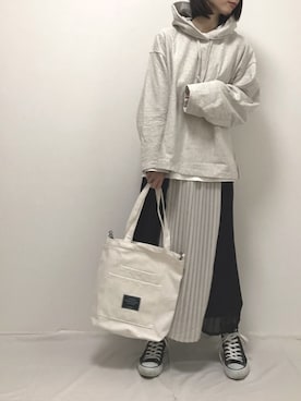 「PairPair（ペアペア）のアイテム（バッグ）」を使った、Lilychouchouさん（レディース・163cm）の冬コーディネート