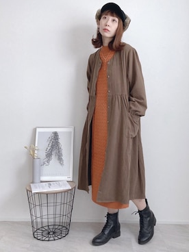 「sakishimatokyo」｜「アイテム（キャップ）」を使った、Lilychouchouさん（レディース・163cm）の冬コーディネート