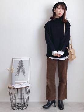 「sakishimatokyo」｜「アイテム（ブーツ）」を使った、Lilychouchouさん（レディース・163cm）の冬コーディネート