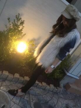 「Daniel Wellington（ダニエルウェリントン）の【Daniel Wellington】レザーバンド３６ＭＭ（アナログ腕時計）」を使った、kuchan☻さん（レディース・151cm）の秋コーディネート