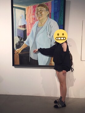 「NIKE（ナイキ）のアイテム（スリッポン）」を使った、聋瞎哑さん（レディース・168cm）の秋コーディネート