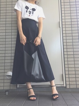 「ミッキー」｜RMさん（レディース・157cm）の夏コーディネート