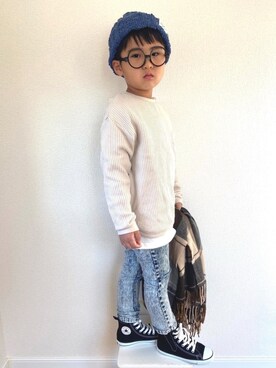 TARE-MAYUさん（キッズ・120cm）の冬コーディネート