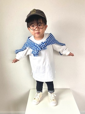 TARE-MAYUさん（キッズ・120cm）の春コーディネート