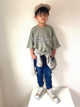 TARE-MAYUさん（キッズ・120cm）の春コーディネート