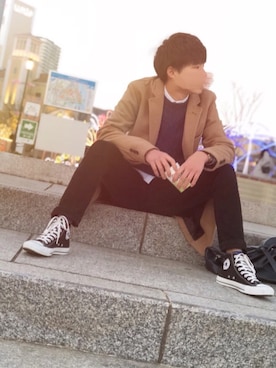 りょうさん（メンズ・175cm）の冬コーディネート