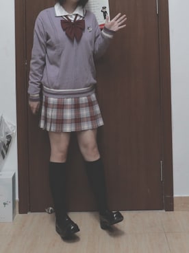 「JK」｜「アイテム（財布/小物）」を使った、姜汁_さん（レディース・163cm）の秋コーディネート