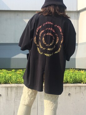 「JUNRED（ジュンレッド）のアイテム（帽子）」を使った、tomoさん（レディース・152cm）の夏コーディネート