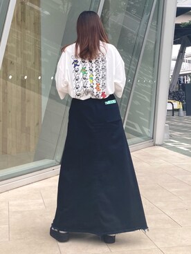 「JUNRED（ジュンレッド）のアイテム（財布/小物）」を使った、tomoさん（レディース・152cm）の夏コーディネート
