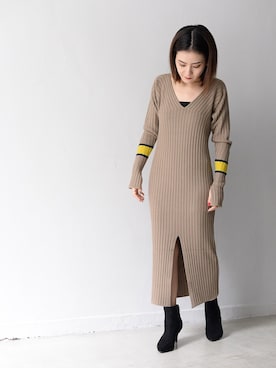 「NAIFE（ナイフ）のアイテム」を使った、mariさん（レディース・154cm）の秋コーディネート